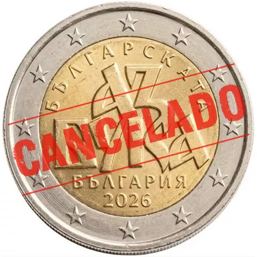 Moneda de 2 euros conmemorativos Bulgaria 2026 - Alfabeto búlgaro (VETADA)