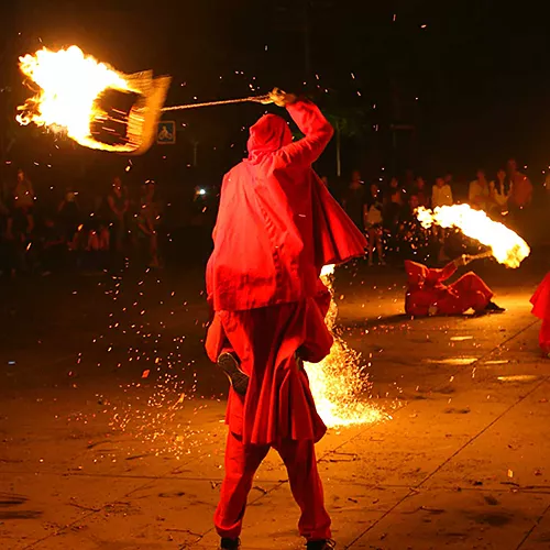 Cremada de falles de Andorra, ©Comú d'Escaldes-Engordany / Arxiu Històric