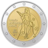 Moneda de 2 euros conmemorativos Bélgica 2025 - Lotería Nacional de Bélgica