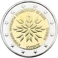 Moneda de 2 euros conmemorativos Chipre 2026 - Presidencia chipriota en Consejo de la Unión Europea