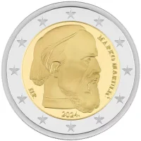 Moneda de 2 euros conmemorativos Croacia 2024 - 500 Aniversario de la Muerte de Marko Marulić