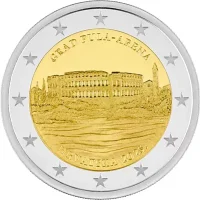 Moneda de 2 euros conmemorativos Croacia 2025 - Ciudad de Pula