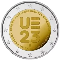 Moneda de 2 euros conmemorativos España 2023 – Presidencia española en Consejo de la Unión Europea Moneda de 2 euros conmemorativos España 2023 - Presidencia española en Consejo de la Unión Europea