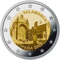 Moneda de 2 euros conmemorativos España 2025 - Ciudad Vieja de Salamanca (Patrimonio Mundial UNESCO)