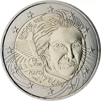 Moneda de 2 euros conmemorativos Francia 2018 - Simone Veil