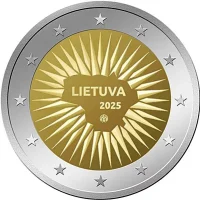 Moneda de 2 euros conmemorativos Lituania 2025 - Defensa del Estado Lituano