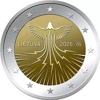 Moneda de 2 euros conmemorativos Lituania 2026 - Independencia energética de Lituania