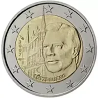 Moneda de 2 euros conmemorativos Luxemburgo 2007 - El Gran Duque Enrique y el Palacio Gran Ducal