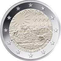 Moneda de 2 euros conmemorativos Mónaco 2025 - Marquesado de Baux