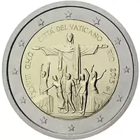 Moneda de 2 euros conmemorativos Vaticano 2013 - XXVIII Jornada Mundial de la Juventud