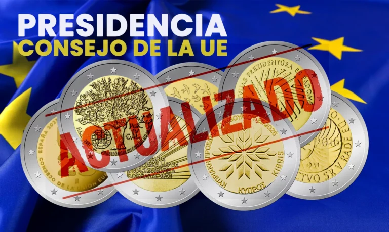 Monedas de 2 euros que celebran la Presidencia del Consejo de la Unión Europea