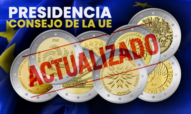 Monedas de 2 euros que celebran la Presidencia del Consejo de la Unión Europea